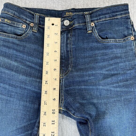 Polo Ralph Lauren‎ The Sullivan Slim Women's pants (18) whiskered straight leg - Picture 8 of 15